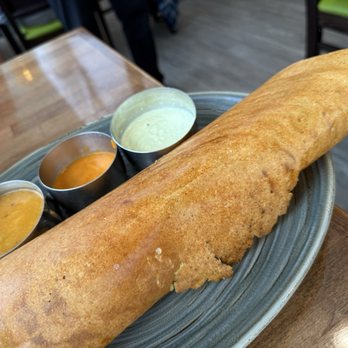 Woodlands Restaurant - Onion Dosai bread was fried delightfully with a pleasant crunch. - Chinese Near Me - Gaithersburg, Maryland Woodlands Restaurant - Onion Dosai bread was fried delightfully with a pleasant crunch. - Chinese Near Me - Gaithersburg, Maryland