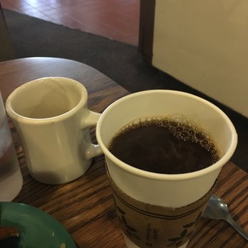 The Potholder Cafe - I asked the last refill. They brought it in a paper cup. I appreciated the consideration. - Breakfast & Brunch Near Me - Long Beach, California