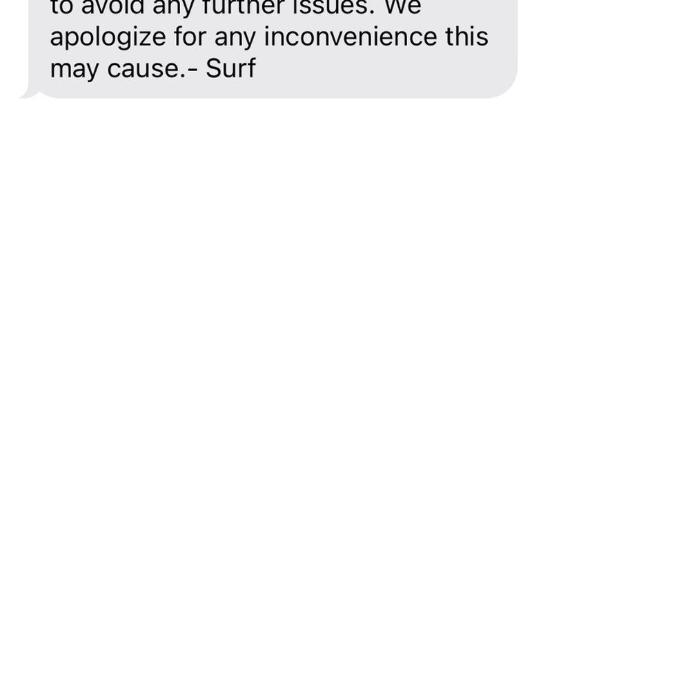Kimpton Surfcomber Hotel - A text message we received from the Hotel about the fire alarms will be going on. - Hotels Near Me - Miami Beach, Florida Kimpton Surfcomber Hotel - A text message we received from the Hotel about the fire alarms will be going on. - Hotels Near Me - Miami Beach, Florida