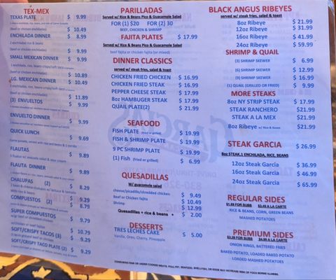Menu photo 1 Garcia’s On 35 Dilley, TX Menu photo 1 Garcia’s On 35 Dilley, TX