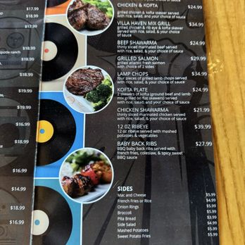 Villa Haven - Menu - Mediterranean Near Me - Tustin, California Villa Haven - Menu - Mediterranean Near Me - Tustin, California