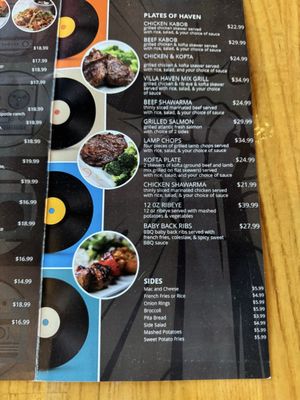 Menu photo 8 Villa Haven Tustin, CA