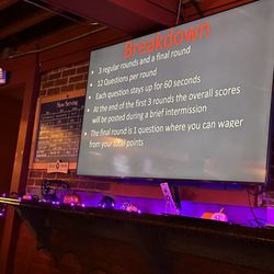 Pour House Pub - Trivia night rules
