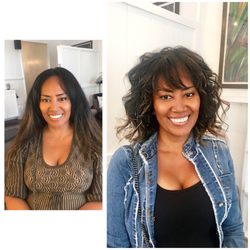 The LAB - Before and after texturized bob