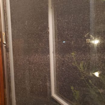 Riviera Resort - Look close. This is the dirt and dust on the screen over the sink. - Resorts Near Me - Prudenville, Michigan