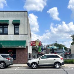 Dave's Town Club - Front view with patio