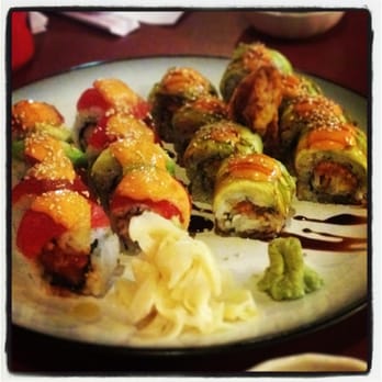 Joy Sushi - Godzilla Roll and Sushi Girl - Sushi Bars Near Me - Lone Tree, Colorado Joy Sushi - Godzilla Roll and Sushi Girl - Sushi Bars Near Me - Lone Tree, Colorado