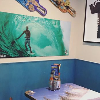 Wahoo's Fish Taco - Table inside Wahoo's Fish Taco. - Mexican Near Me - Costa Mesa, California Wahoo's Fish Taco - Table inside Wahoo's Fish Taco. - Mexican Near Me - Costa Mesa, California