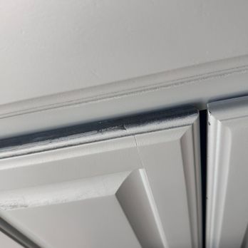 Villas Paint & Design - Cabinet doors not completely painted - Painters Near Me - Tulsa, Oklahoma Villas Paint & Design - Cabinet doors not completely painted - Painters Near Me - Tulsa, Oklahoma