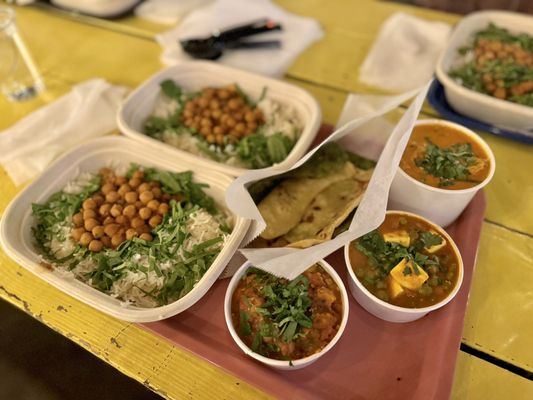 Photo of Indigo - Washington, DC, DC, US. Paradise Platter and Chicken Tikka Masala