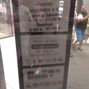 Lidl - Winter hours - Grocery Near Me - Orihuela, A