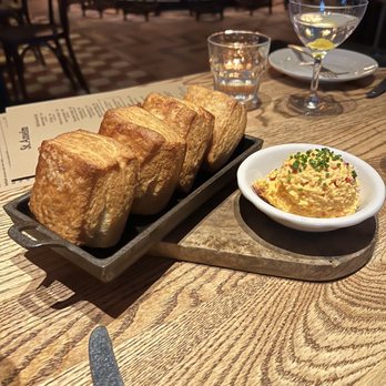 St. Anselm - Buttermilk Biscuits with pimento cheese I could eat these everyday - Steakhouses Near Me - Washington, DC, District of Columbia St. Anselm - Buttermilk Biscuits with pimento cheese I could eat these everyday - Steakhouses Near Me - Washington, DC, District of Columbia