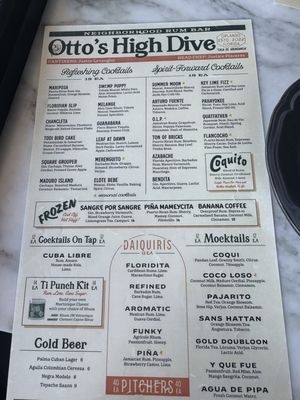 Menu photo 5 Otto’s High Dive Orlando, FL Menu photo 5 Otto’s High Dive Orlando, FL