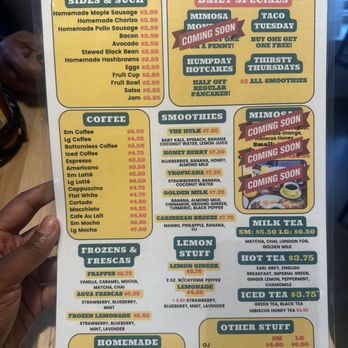 Dandelion Cafe - Drink menu - Coffee & Tea Near Me - Houston, Texas