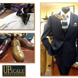 Upscale Men's Fashion - Suit Package $150 (Vested Suit, Shirt &Tie or Bow) Slim Fit, Modern Fit or Regular Fit