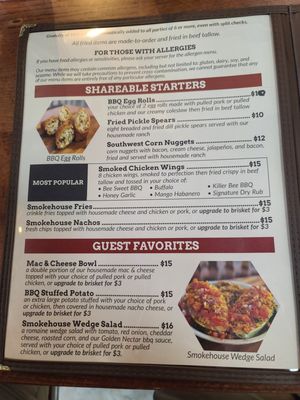 Menu photo 5 Honey's BBQ Davenport, FL