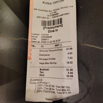 Kuma Takumi - Great value - Ramen Near Me - Kanata, Ontario Kuma Takumi - Great value - Ramen Near Me - Kanata, Ontario