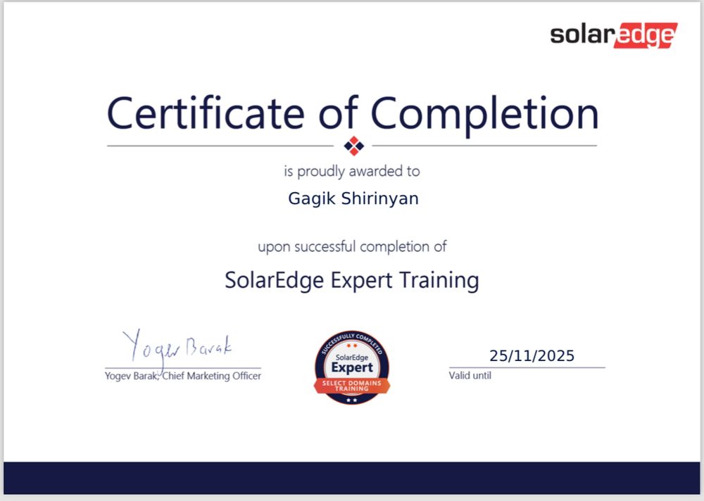 Slide of GS SOLAR ELECTRIC