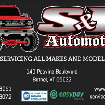 S&B Automotive - Auto Repair Near Me - Bethel, Vermont S&B Automotive - Auto Repair Near Me - Bethel, Vermont