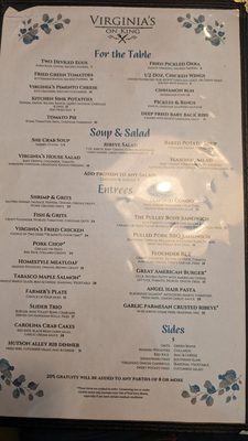 Menu photo 6 Virginia's On King Charleston, SC