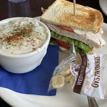 The Dutchie - Chowder and half club sandwich - Seafood Near Me - Morro Bay, California The Dutchie - Chowder and half club sandwich - Seafood Near Me - Morro Bay, California
