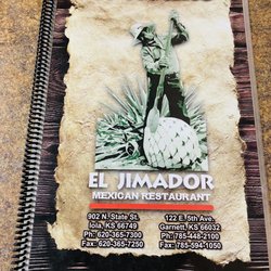 El Jimador Mexican Restaurant - Menu