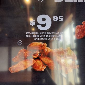 Wingstop - Their competition DWCs price for ten traditional wings - Chicken Wings Near Me - Lincoln Park, Michigan