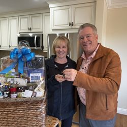 Bob DePew - Laguna Premier Realty - Bob DePew handing me the keys to my new house.