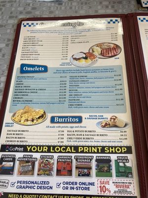 Menu photo 3 Riviera Family Restaurant Riverside, CA Menu photo 3 Riviera Family Restaurant Riverside, CA