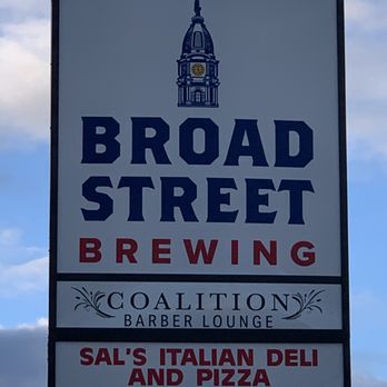 Broad Street Brewing - a sign for broad street brewing - Breweries Near Me - Bristol, Pennsylvania
