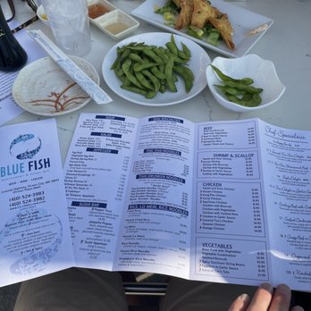 Blue Fish - Menu - Japanese Near Me - Ocean City, Maryland Blue Fish - Menu - Japanese Near Me - Ocean City, Maryland