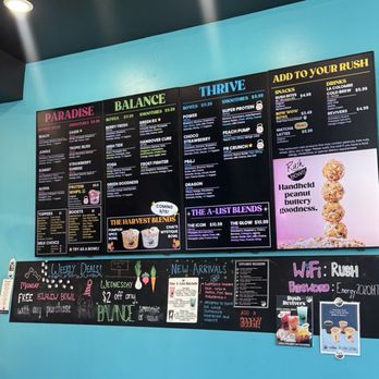 Rush Bowls - Menu - Acai Bowls Near Me - Houston, Texas Rush Bowls - Menu - Acai Bowls Near Me - Houston, Texas