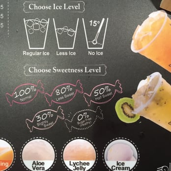 Sharetea - Love the changeable sweetness and ice levels - Coffee & Tea Near Me - Fullerton, California