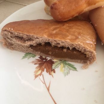 La Yolanda - Pumpkin empanada- moist with good filling. The bread was nicely cinnamonly flavored. - Bakeries Near Me - Stockton, California La Yolanda - Pumpkin empanada- moist with good filling. The bread was nicely cinnamonly flavored. - Bakeries Near Me - Stockton, California