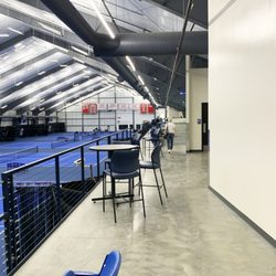 Jayhawk Tennis Center - Concourse on the indoor courts