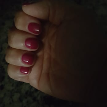 Olivia - Bio Seaweed Healthier Nail Gel baby pink turns dark pink when cold - Nail Salons Near Me - Baltimore, Maryland