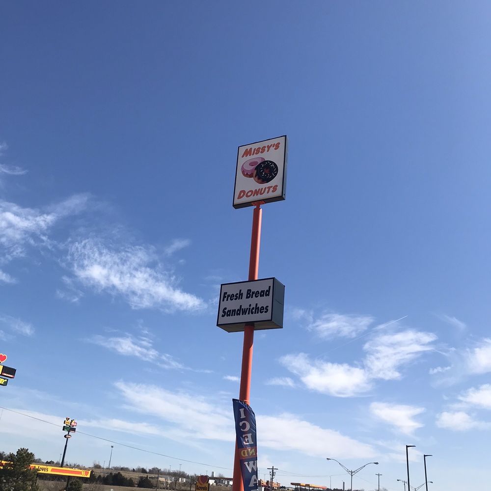 Missy's Doughnuts & Bakery - a street sign - Donuts Near Me - Guthrie, Oklahoma