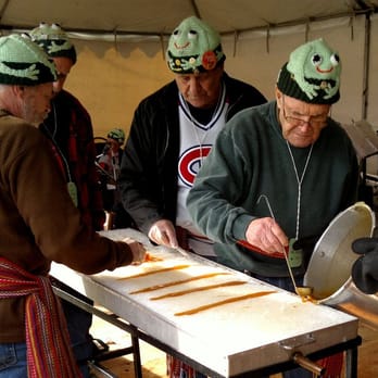 Festival Du Bois - Tire d'érable being made - Festivals Near Me - Coquitlam, British Columbia