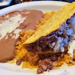 Kid's taco, rice, and beans Kid's taco, rice, and beans