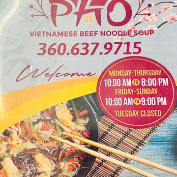 Go Get The Pho - a poster for a restaurant - Vietnamese Near Me - Aberdeen, Washington