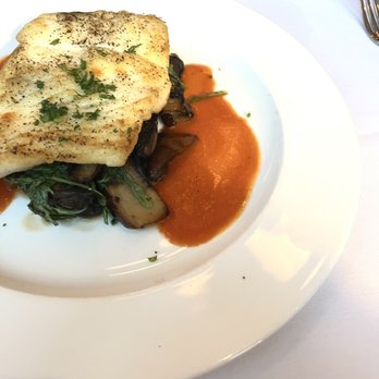 Brasserie Le Steak - Meaty: (Halibut & The Tastiest Portobello+Spinach Medley) - French Near Me - Larchmont, New York Brasserie Le Steak - Meaty: (Halibut & The Tastiest Portobello+Spinach Medley) - French Near Me - Larchmont, New York