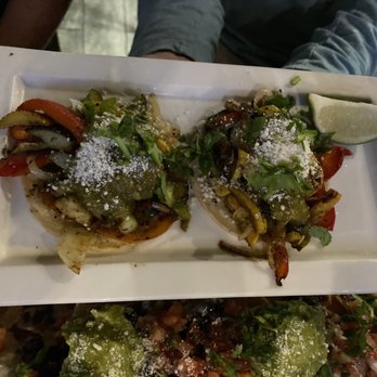 Margaritas - Son's steak tacos. They were about 4 or 5 inches in diameter, each, but loaded with steak - Mexican Near Me - Honolulu, Hawaii