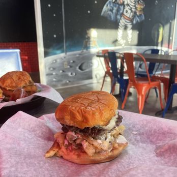 Loaded Burger - Loaded Swiss Mushroom Barger - Burgers Near Me - Houston, Texas