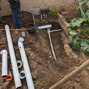 Reynaldo Landscape Inc. - Adding drainage in the backyard. - Landscaping Near Me - La Habra, California Reynaldo Landscape Inc. - Adding drainage in the backyard. - Landscaping Near Me - La Habra, California