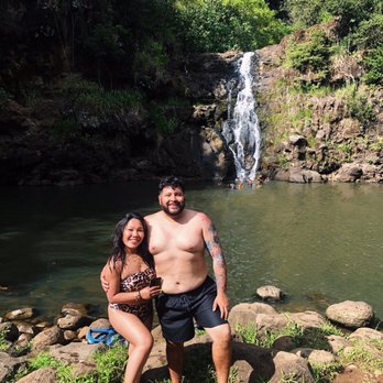 Toa Luau - 3/4 of a mile hike to the waterfall. TIP: bring water shoes! rocks are slippery. no diving allowed & lifejackets are required. - Cultural Center Near Me - Haleiwa, Hawaii