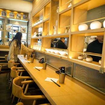 Tendon Kohaku - Counter seating. There's QR code to download the menu, but you order from your server. - Japanese Near Me - Bellevue, Washington Tendon Kohaku - Counter seating. There's QR code to download the menu, but you order from your server. - Japanese Near Me - Bellevue, Washington