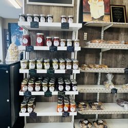 Borrelli's Bakery - Sauce and pickled items in jars
