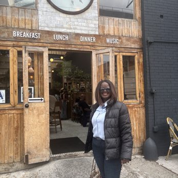 Sisters - Momma in front of Sister's - Music Venues Near Me - Brooklyn, New York
