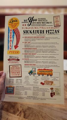 Menu photo 2 Lou Malnati's Pizzeria Chicago, IL Menu photo 2 Lou Malnati's Pizzeria Chicago, IL