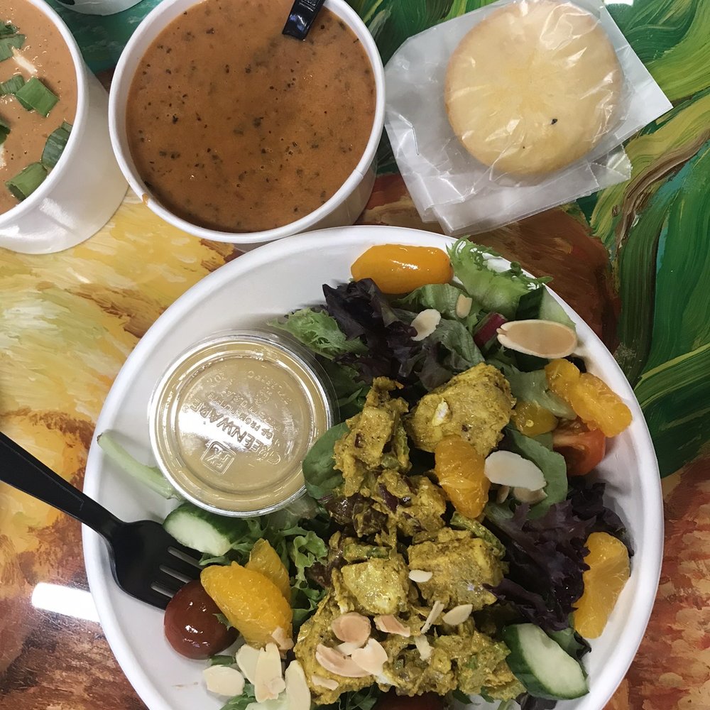 Revolutionary Soup - Tomato Basil Bisque; Curried Chicken Salad - New American Near Me - Charlottesville, Virginia Revolutionary Soup - Tomato Basil Bisque; Curried Chicken Salad - New American Near Me - Charlottesville, Virginia